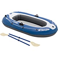 SEVYLOR Caravelle - Barca Hinchable (2 Personas)- Color Blanco y Azul